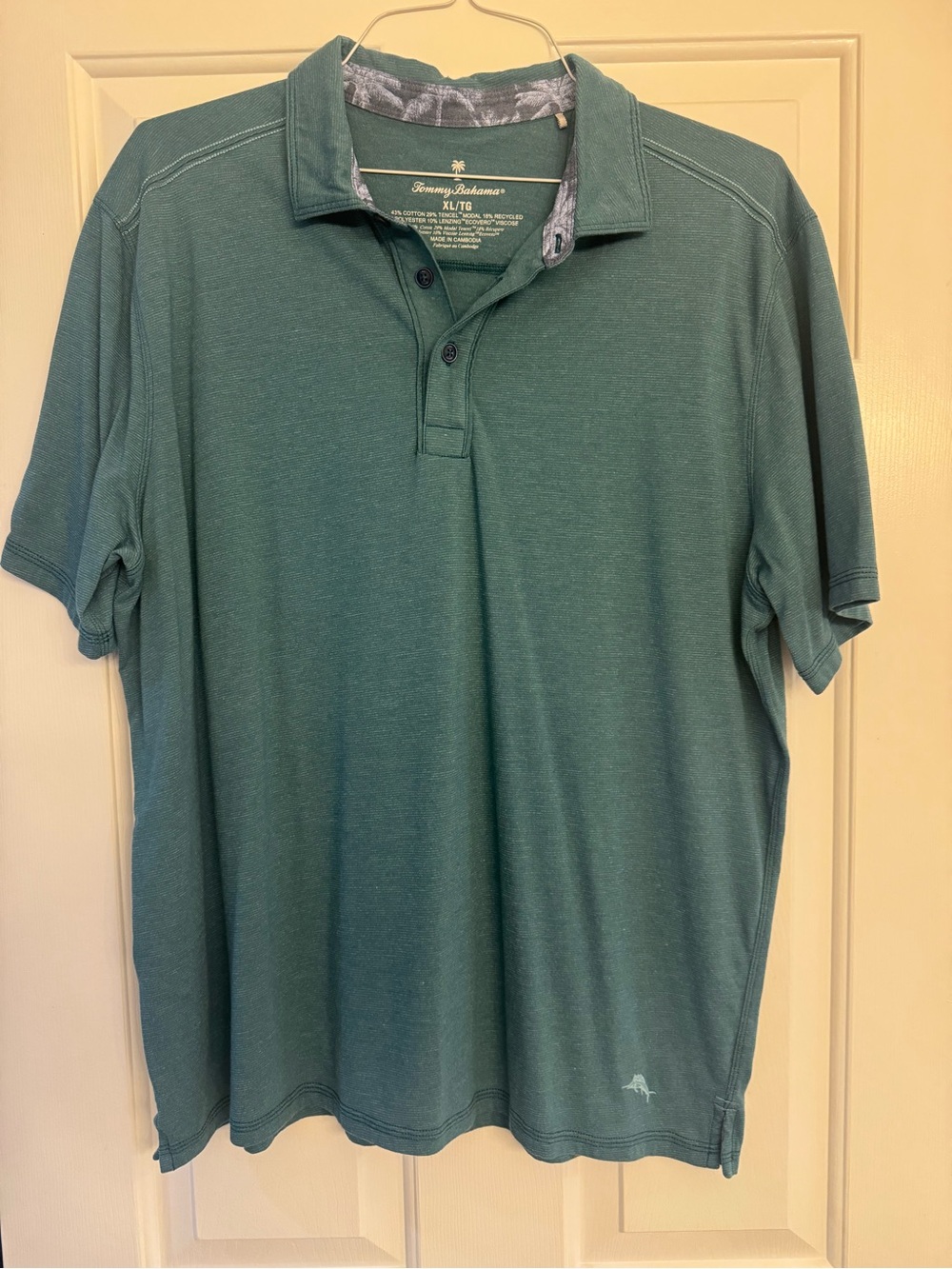 Tommy Bahama Men's Sea Green Polo